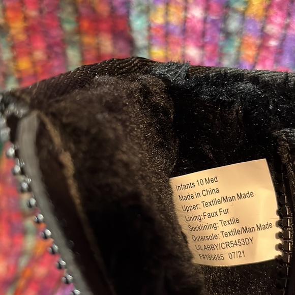 NWOT Self Esteem black boots size 10 faux fur lining with zipper! - Picture 5 of 5